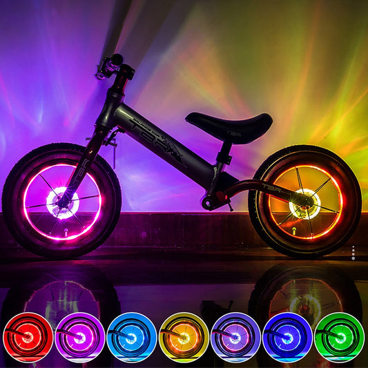 LED Bicycle Wheel Light Tail Hub Spoke One Lamp - The Grand Bazaar of Australia