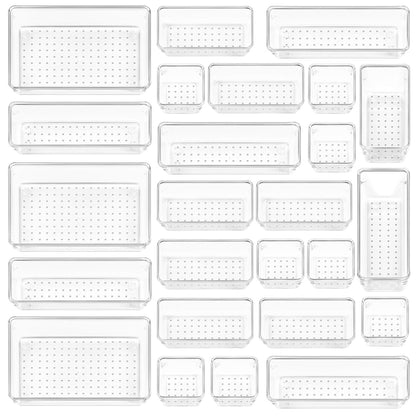 STORFEX Multifunctional Clear Plastic Drawer Organizers Set - The Grand Bazaar of Australia