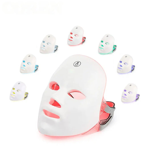 7 Colors LED Rejuvenation Light Therapy Facial Mask - The Grand Bazaar of Australia