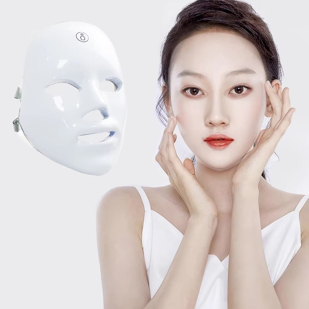 7 Colors LED Rejuvenation Light Therapy Facial Mask - The Grand Bazaar of Australia