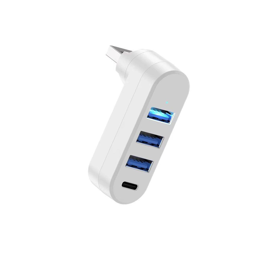 4 in 1 USB Data Hub 180 Degree Rotatable - The Grand Bazaar of Australia