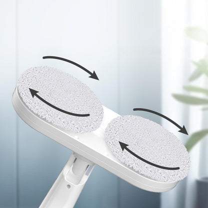 Double Head Electric Spin Mop Cleaner Floor Polisher Sweeper - USB