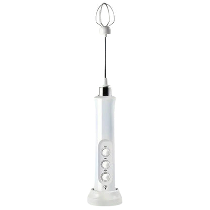 Rechargeable Electric Milk Frother 3 In 1 Handheld Coffee Mixer