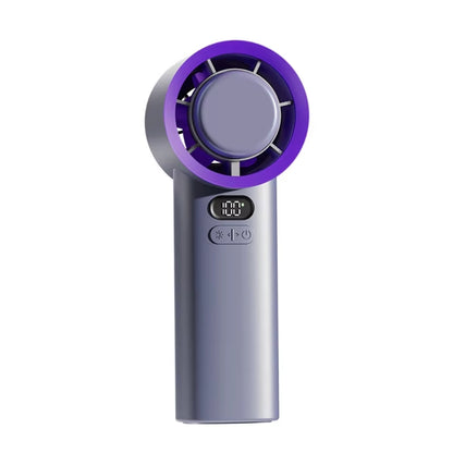 Portable Handheld Turbo Fan 100 Speed Rechargeable Mini Fan