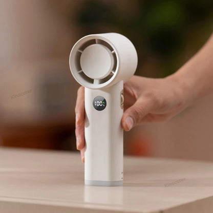 Portable Handheld Turbo Fan 100 Speed Rechargeable Mini Fan