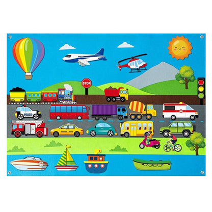 Children's Teaching Felt Board Farm Animals Story Set
