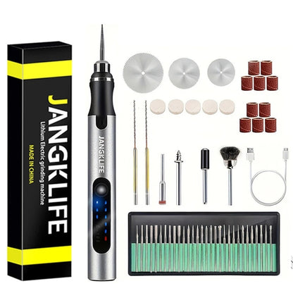 Cordless USB Rotary Tool Kit for Woodworking Engraving Jewelry Metal and Glass