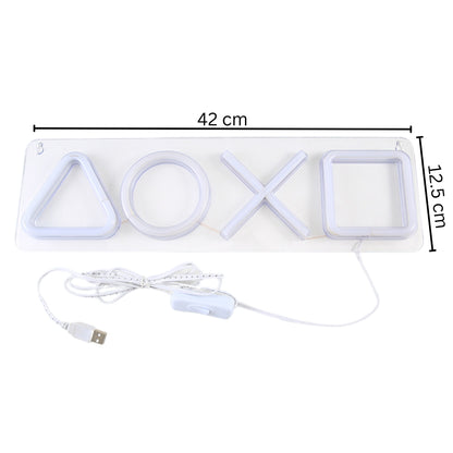 Custom Neon PS4 Game Icon Light LED Wall Sign for Room Decor