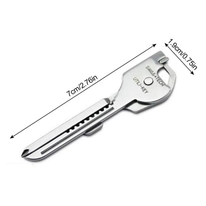 6 in 1 Multi Tool Stainless Steel Keychain Pocket Cutter