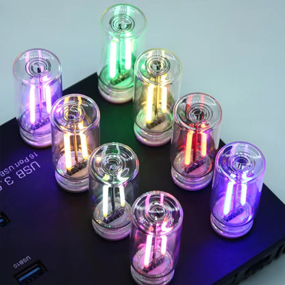 USB Touch Control LED Night Light with Edison Filament Bulb for DIY Bedroom Decor
