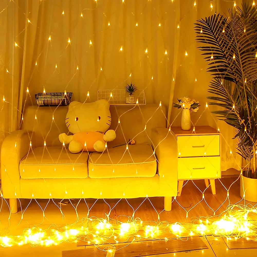 LED Net Mesh Lights Fairy Curtain Garden Decoration