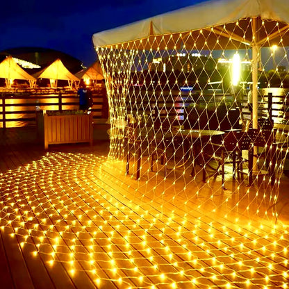 LED Net Mesh Lights Fairy Curtain Garden Decoration