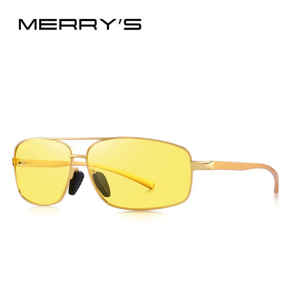 Men’s Polarized Rectangle Sunglasses – Model S8398