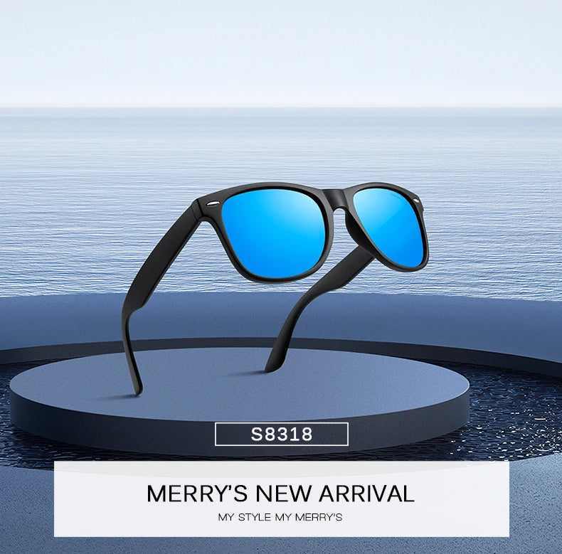 Men’s Classic Retro Square Polarized Sunglasses – Model S8318