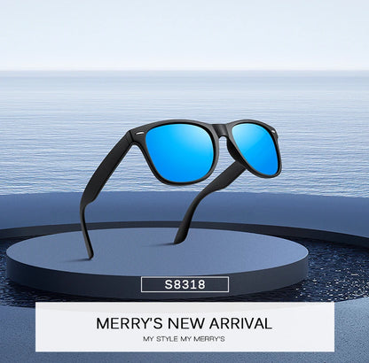 Men’s Classic Retro Square Polarized Sunglasses – Model S8318
