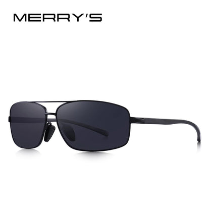 Men’s Polarized Rectangle Sunglasses – Model S8398