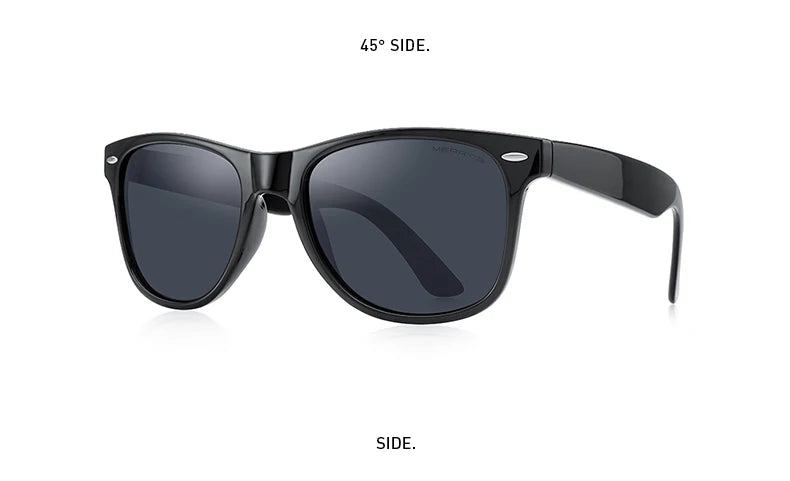 Men’s Classic Retro Square Polarized Sunglasses – Model S8318