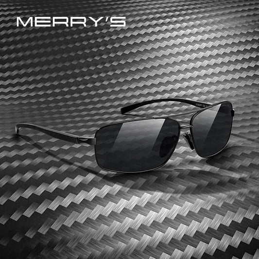 Men’s Polarized Rectangle Sunglasses – Model S8398