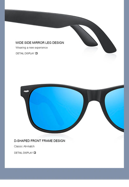 Men’s Classic Retro Square Polarized Sunglasses – Model S8318