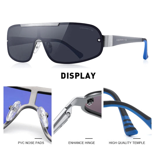 Men's HD Polarized Sunglasses for Driving Camp; Fishing – Integrated UV400 Protection (Model S8616)