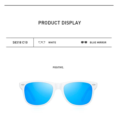 Men’s Classic Retro Square Polarized Sunglasses – Model S8318