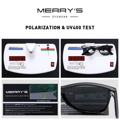 Men’s Classic Retro Square Polarized Sunglasses – Model S8318