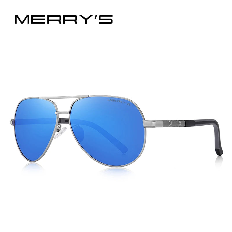 Men’s Classic HD Polarized Pilot Sunglasses – Model S8725
