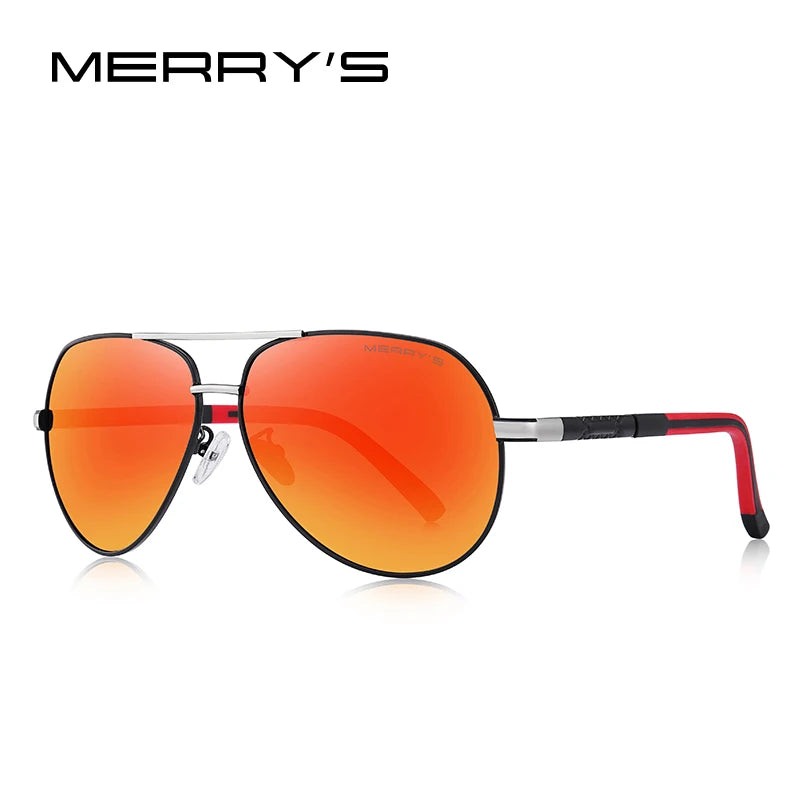 Men’s Classic HD Polarized Pilot Sunglasses – Model S8725