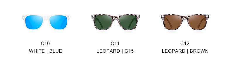 Men’s Classic Retro Square Polarized Sunglasses – Model S8318