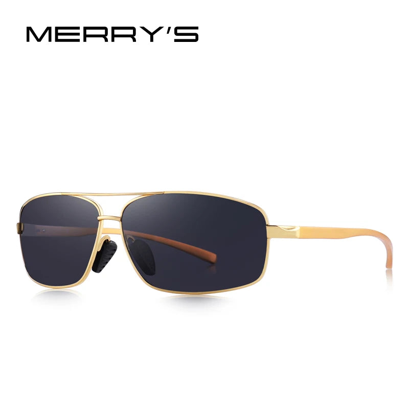 Men’s Polarized Rectangle Sunglasses – Model S8398