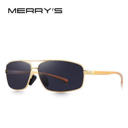 Men’s Polarized Rectangle Sunglasses – Model S8398