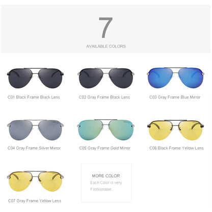 Men’s Polarized Pilot Sunglasses – Model S8281
