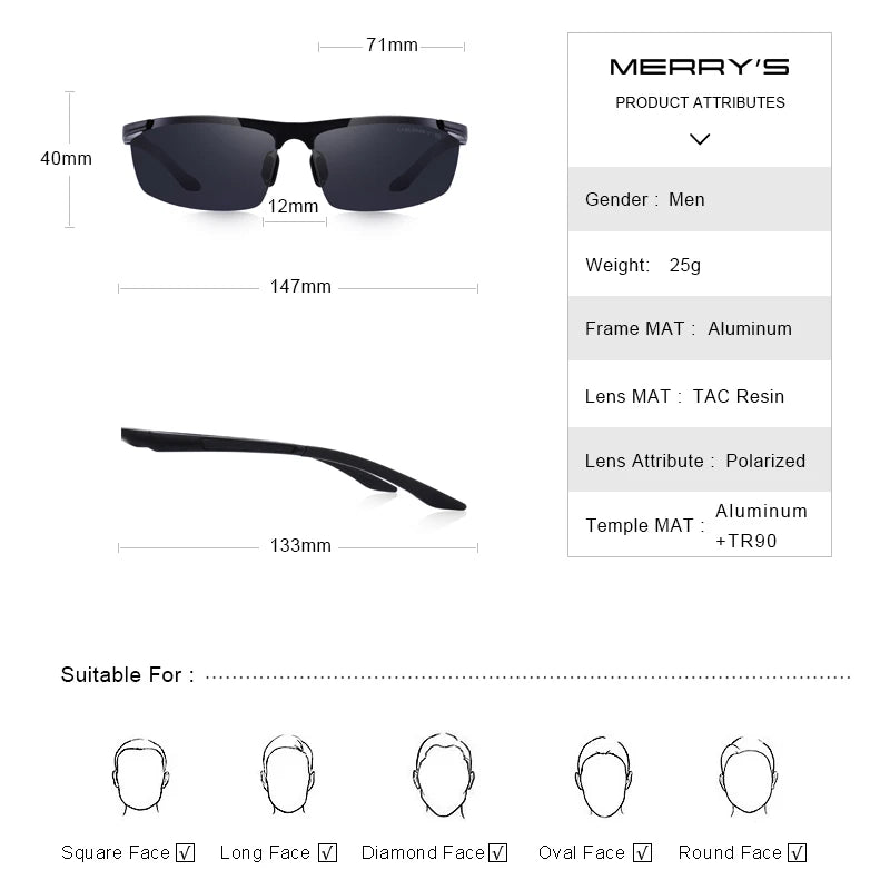 Men’s HD Polarized Sports Sunglasses – Model S8530