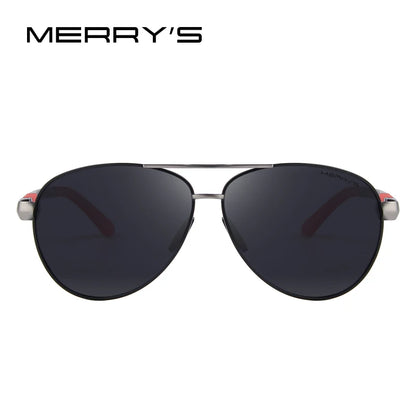 Men’s HD Polarized Pilot Sunglasses – Model S8404