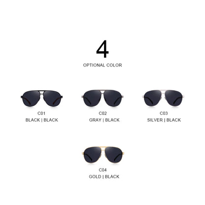 Men's Polarized Pilot Sunglasses – Model S8611N