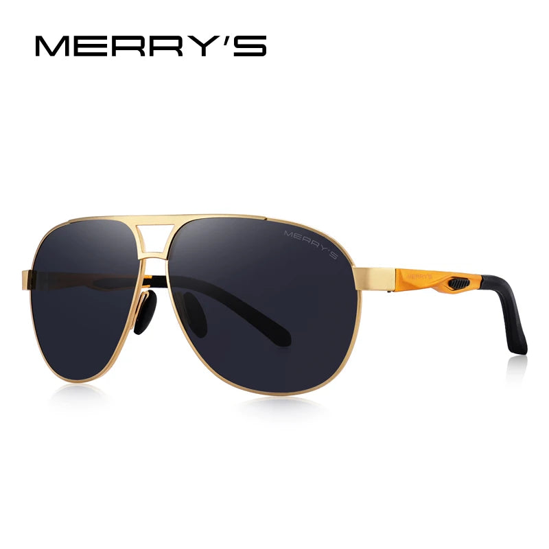 Men's Polarized Pilot Sunglasses – Model S8611N
