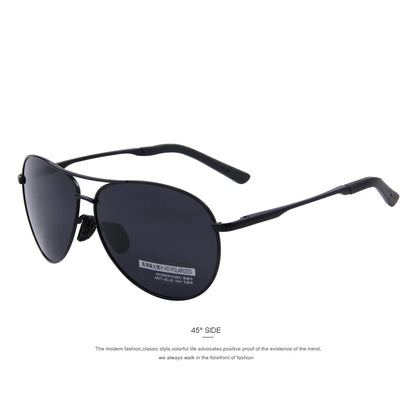 Men’s Fashion UV400 Polarized Pilot Sunglasses – Model MSP601