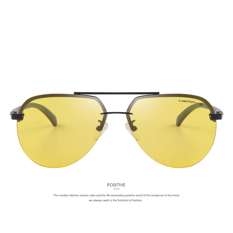 Men’s Polarized Pilot Sunglasses – Model S8281