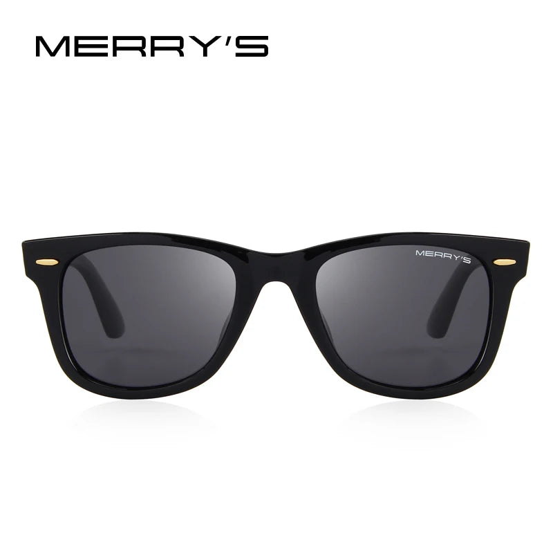 Unisex Retro Square Polarized Sunglasses – Model S8140
