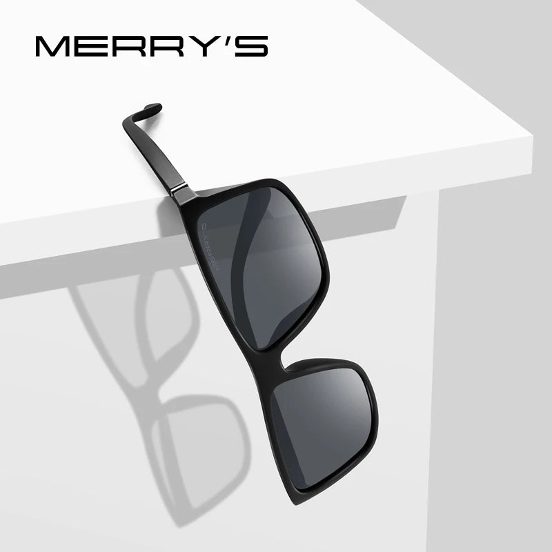 Men’s Fashion Polarized Sunglasses – 100% UV Protection & Modern Goggle Style (Model S8225)