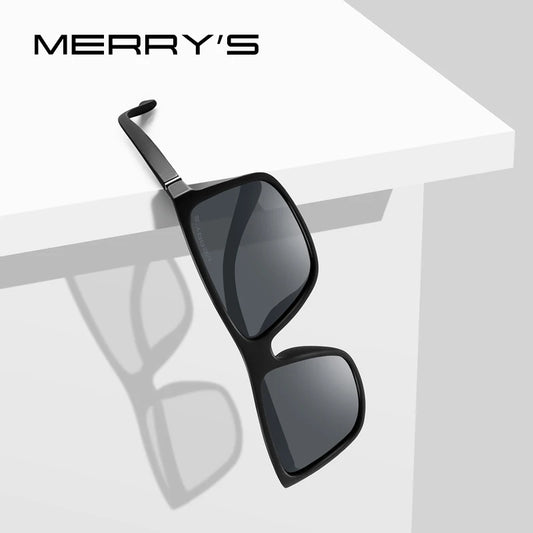 Men’s Fashion Polarized Sunglasses – 100% UV Protection & Modern Goggle Style (Model S8225)
