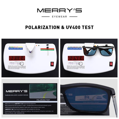 Men's Classic Square Polarized Sunglasses – Model S8250N