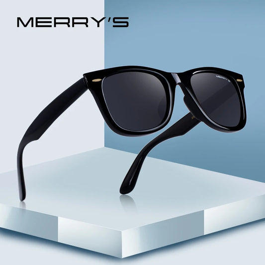 Unisex Retro Square Polarized Sunglasses – Model S8140