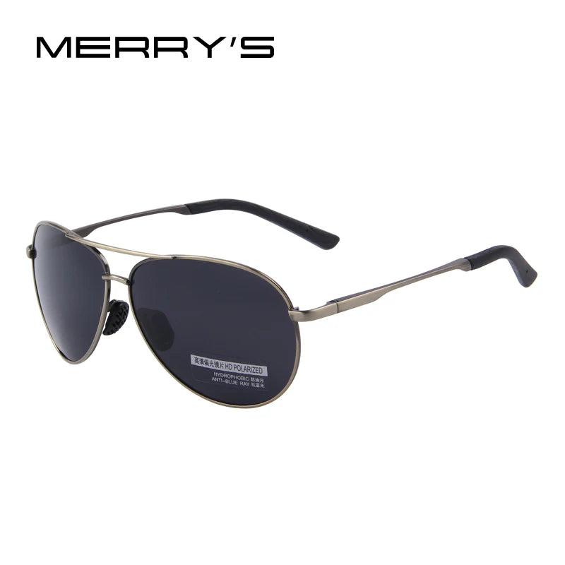 Men’s Fashion UV400 Polarized Pilot Sunglasses – Model MSP601