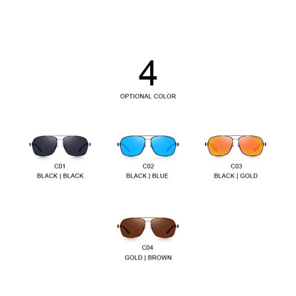 Classic HD Polarized Sunglasses for Men – Driving & Outdoor UV400 Protection (Model S8501N)