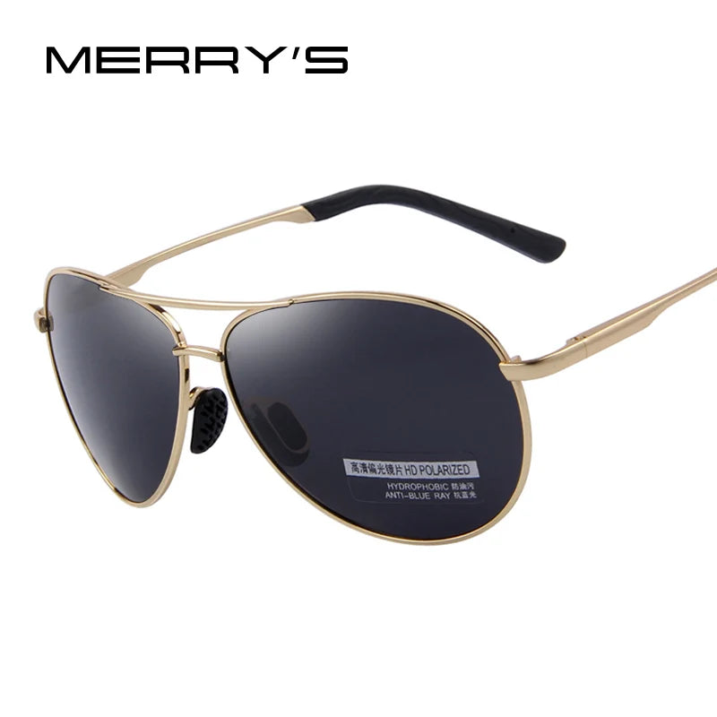 Men’s Fashion UV400 Polarized Pilot Sunglasses – Model MSP601