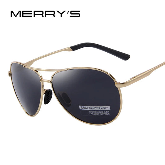 Men’s Fashion UV400 Polarized Pilot Sunglasses – Model MSP601