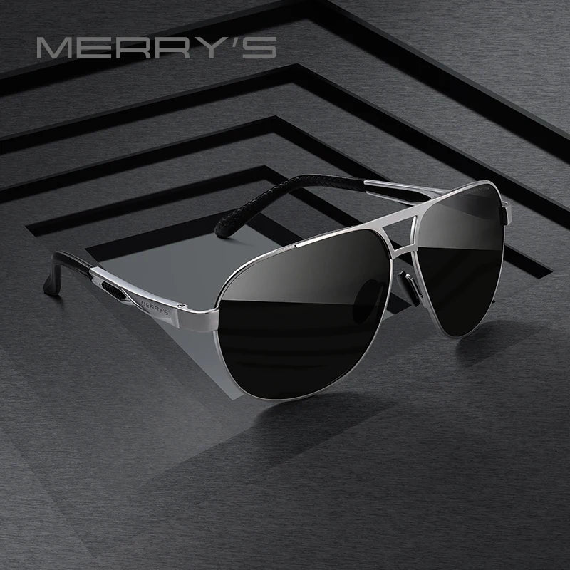 Men's Polarized Pilot Sunglasses – Model S8611N