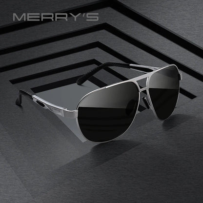 Men's Polarized Pilot Sunglasses – Model S8611N