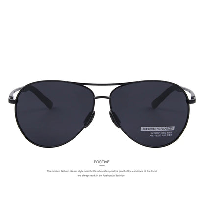 Men’s Fashion UV400 Polarized Pilot Sunglasses – Model MSP601